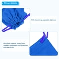 thumbnail image 4 of Uxcell 11"x7" Ski Goggle Bag Microfiber Goggle Pouch with Glasses Cloth Draw String, Blue 3 Pack, 4 of 6