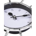 thumbnail image 2 of Reloj de Pared de Cocina QZ con utensilios Plata con fondo Blanco manecillas de cubiertos 20 cms x 2 cms RLPLBL, 2 of 5