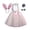 a2-Pink, variant on KPOPLK Halloween Toddler Kids Animal Performance Girls Mesh Tulles Dress with Hair Hoop Beast Clothes Dress up Outfits,Size 5-6Years