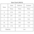 thumbnail image 2 of Women's Gray Cuffed High Rise Denim Shorts, 2 of 6
