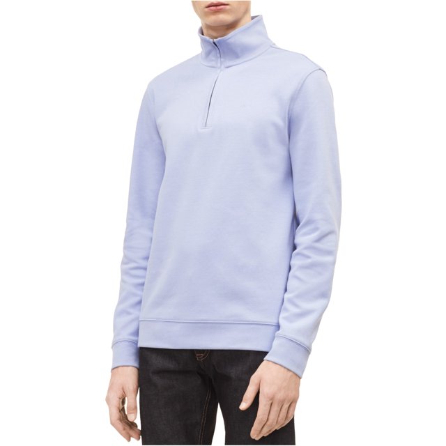 Calvin Klein New Essential Sudadera para Hombre, Azul, Mediano Calvin Klein Camisa de entrenamiento