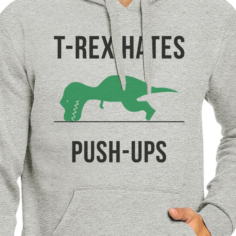 Details about   T-Rex Push Ups Unisex Pullover Hoodie