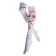thumbnail image 1 of Medias de Halloween,Medias blancas con sangre,Medias manchadas de sangre,Disfraz de Halloween,Medias zombis,Sostenga el disfraz de Halloween,Medias zombis,Calcetines de Halloween, 1 of 5
