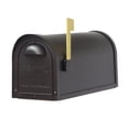 thumbnail image 5 of Classic Curbside Mailbox with Bradford Direct Burial Mailbox Post - Black, 5 of 8
