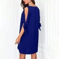 thumbnail image 6 of YUIVH Womens Summer Dresses 2024 Loose Comfy V Neck Dress Paillette Short Sleeve Bow Off Shoulder Dress Midi Dress Sequin Dress Stylish Bodycon Party Club Mini Dress, 6 of 6