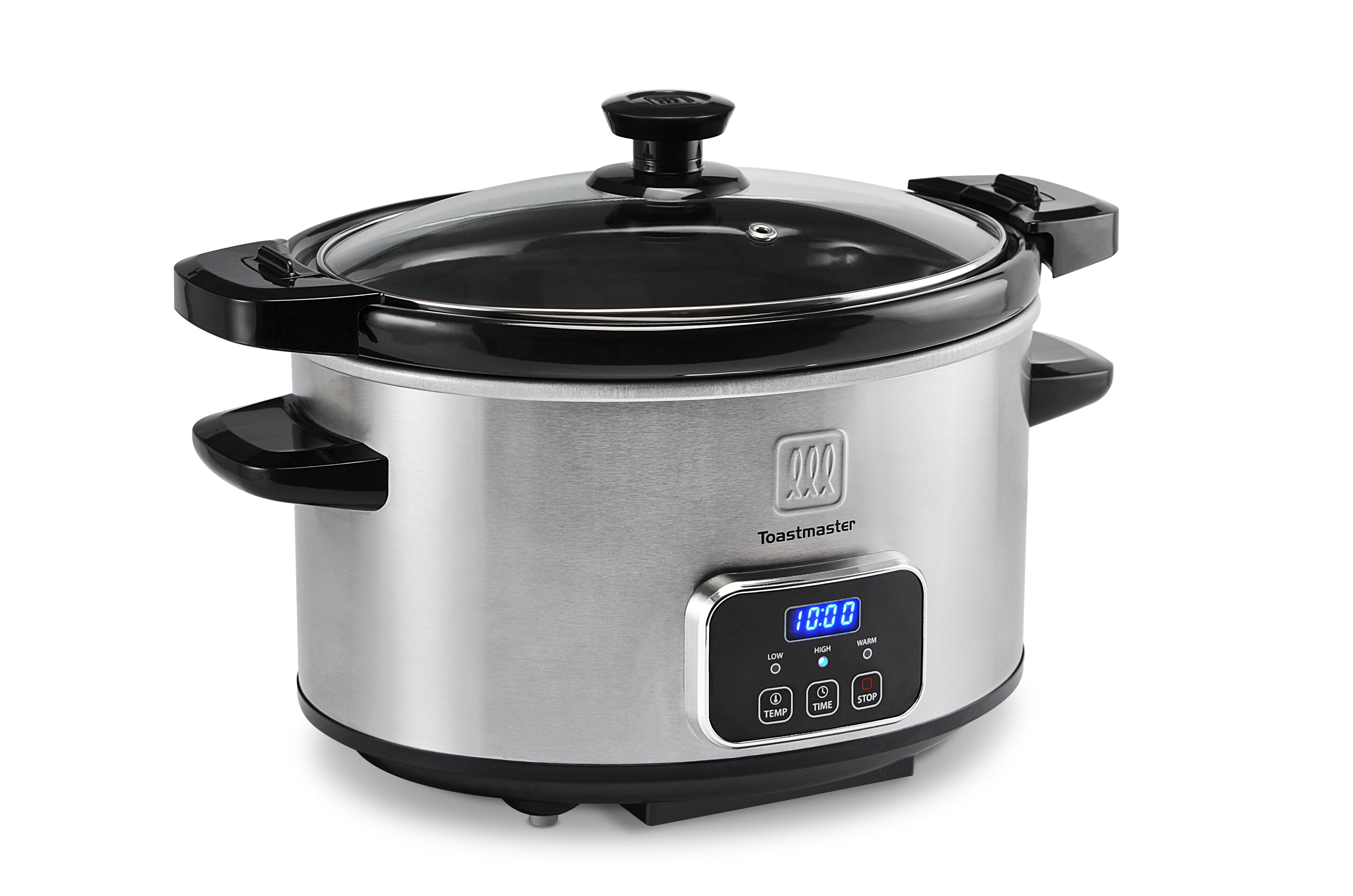 Toastmaster 4-Quart Digital Slow Cooker with Locking Lid (Graphite)