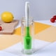 thumbnail image 3 of Cepillo limpiador de botellas de silicona con mango largo, herramienta limpiadora para lavar vasos de cuello estrecho y botellas de vidrio (verde), 3 of 5