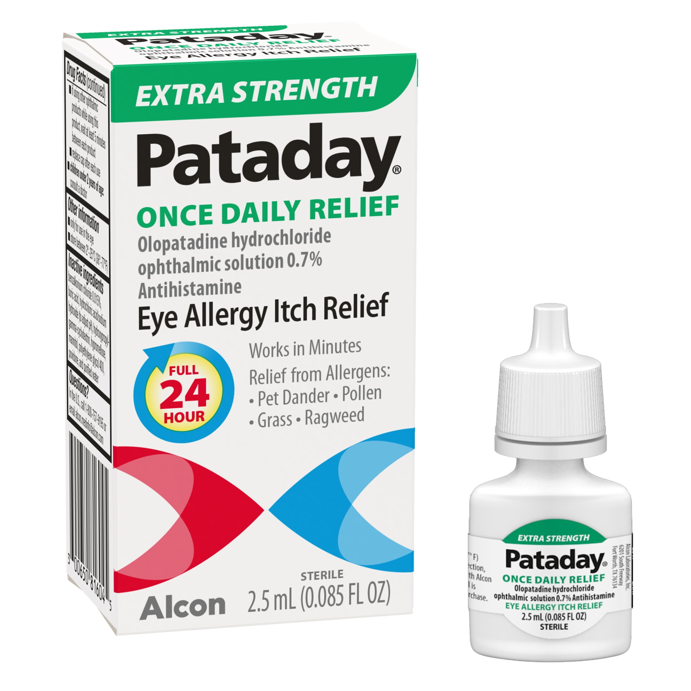 Pataday Once Daily Eye Care Allergy Relief Eye Drops, 2.5 ml 