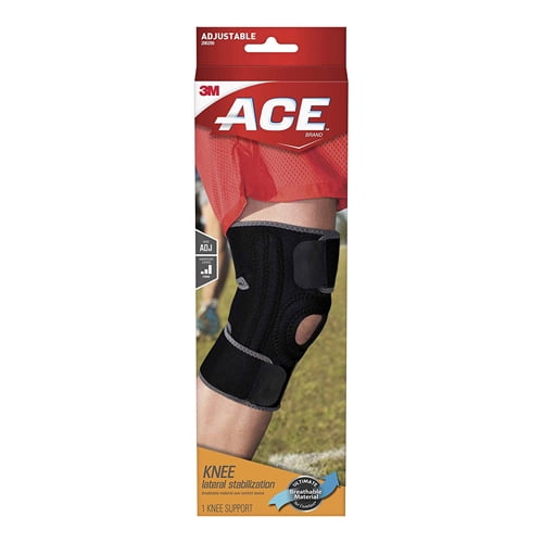 3M Ace Brand Knee Brace With Lateral Stabilizers, Adjustable, 1 Ea