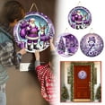 thumbnail image 5 of asddcavvf Christmas Door Sign Classic Christmas Patterns Door Sign for Winter Front Door Farmhouse Home Outdoor Decoration Home Signs for Front Porch Front Door Signs Large Welcome Sign for Front Door, 5 of 5