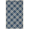 thumbnail image 1 of SAFAVIEH Cambridge Collection 9' x 12' Navy Blue/Ivory CAM142G Handmade Moroccan Trellis Premium Wool Area Rug, 1 of 4