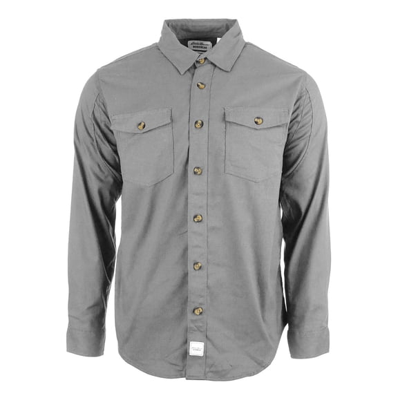 Eddie Bauer Men's License to Will Long Sleeve Shirt Cloud Grey / XL