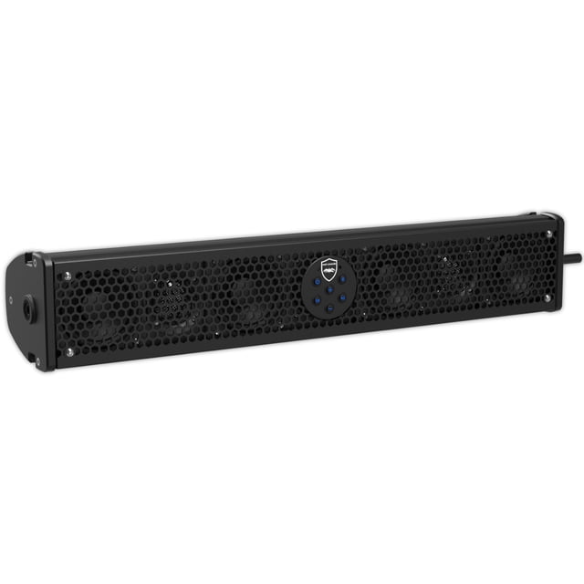 Barra de sonido Marino Amplificado Wet Sounds STEALTH-6 ULTRA HD-B Todo en Uno Bluetooth Negro
