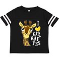 thumbnail image 3 of Inktastic I Love Giraffes Boys or Girls Toddler T-Shirt, 3 of 5