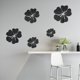thumbnail image 3 of uds espejo de flores pegatina de pared con patrón de flores 3D hogar, 3 of 4