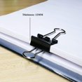 thumbnail image 2 of Foldback Clips 25mm Black Paper Clips - Pack of 48, 2 of 5