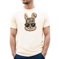 thumbnail image 2 of Ink Printed NOT a Chenille Patch Family Matching Camo Hat Easter Bunny Shirt for Men Natural Shirt Adult Medium, 2 of 7