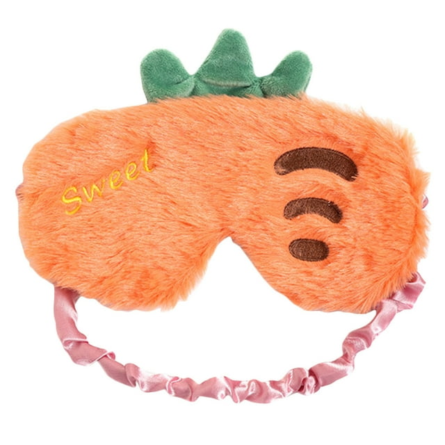 Adorable máscara de ojos de peluche de Pascua con dibujos animados, suave y flexible para fiestas.