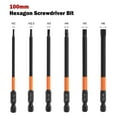 thumbnail image 2 of 1Pc Hexagon Screwdriver Bit Quick Change Driver Power Drill Length 100Mm, 2 of 7