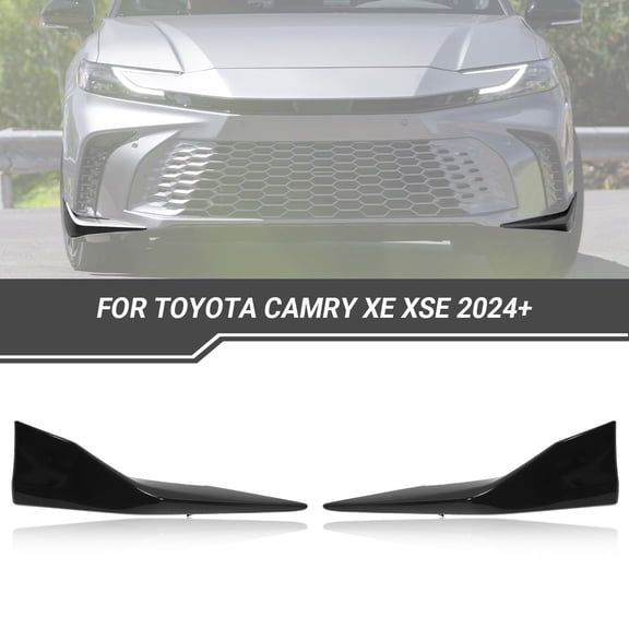 For 2024 2025 2026 Toyota Camry Front Bumper Cover Lower Side Molding Trims 2PCS
