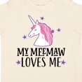 thumbnail image 4 of Inktastic My Meemaw Loves Me Unicorn Girls Toddler T-Shirt, 4 of 5