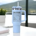 thumbnail image 3 of Nurse Gifts For Women Nurse Appreciation Gift Nursing School Graduation Nurse's Day Birthday Travel Tumbler Best Nurse Ever New Nurse Doctor Cup Tumbler 20oz (40oz Cup), 3 of 6