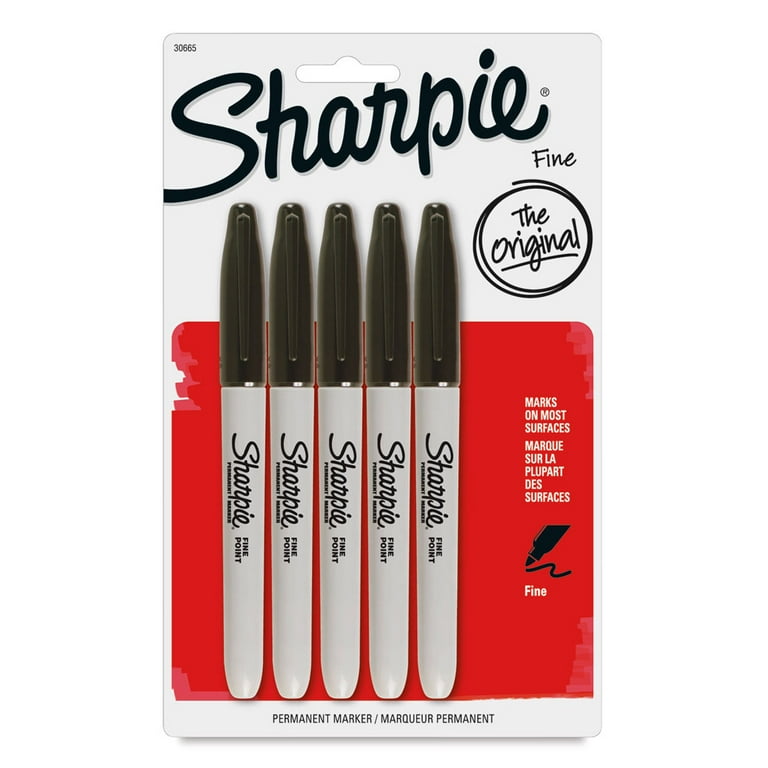 Sharpie fine permanent marker cheap black