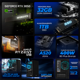 thumbnail image 3 of Computadora Gamer Xtreme PC Gaming NVIDIA GeForce RTX 3050 AMD Ryzen 7 5700 32GB SSD 1TB WIFI W10 Black gaming estable, 3 of 6