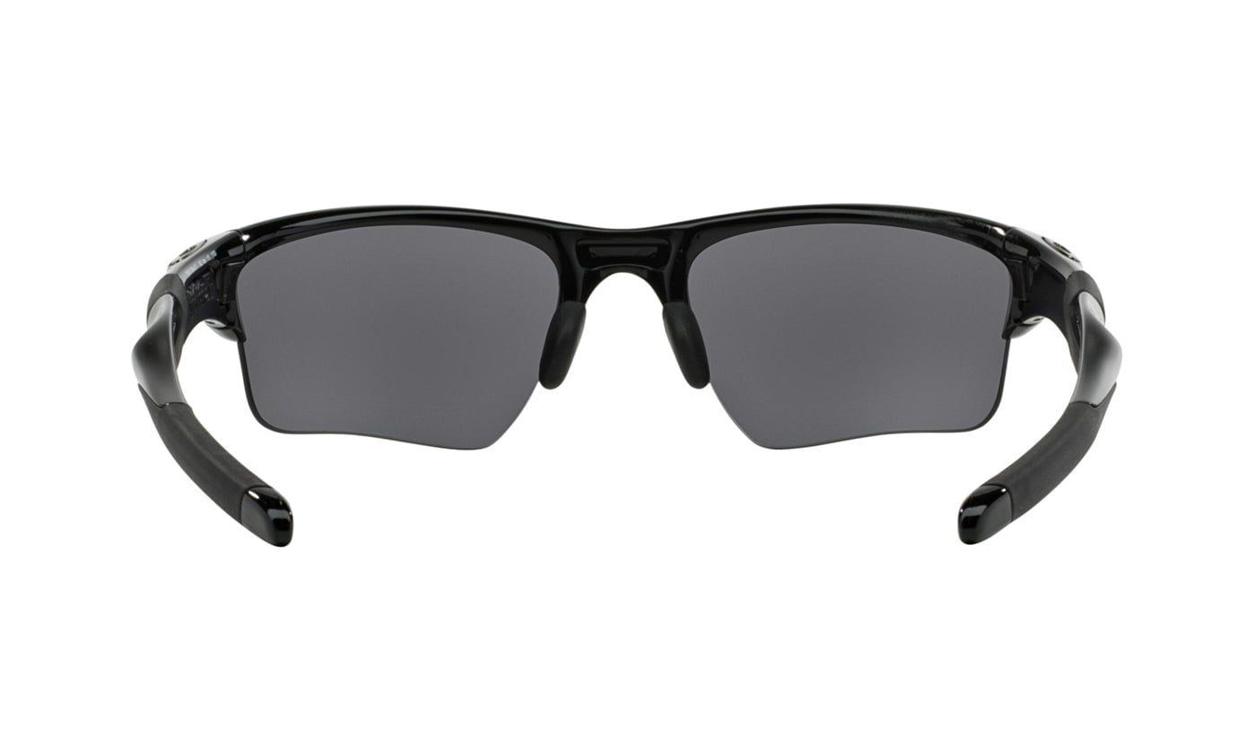 Oakley Men's Polarized Half Jacket 2.0 XL OO9154-05 Black Wrap Sunglasses
