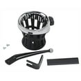 thumbnail image 2 of Ciro Chrome/Black Drink Holder w/Black Passenger Mount (50421), 2 of 4