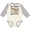 Natural and Heather, variant on Inktastic My Poppy Loves Me with Sloth and Hearts Boys or Girls Long Sleeve Baby Bodysuit