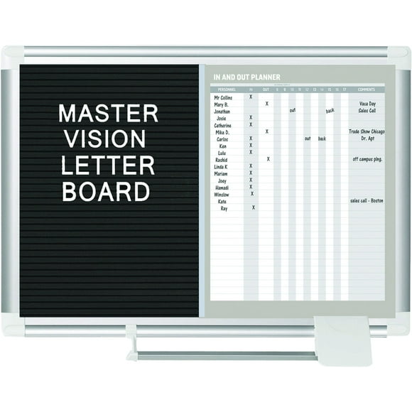 In/Out Magnetic Dry-Erase Board