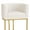 Beige+Gold, variant on Dycanpo 26'' Counter Height Bar Stools Set of 2 with Backrest and Arms,Linen Fabric (Beige-Black)