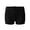 k-9571Black18, variant on MEZZALL Girls Solid Color Casual Swim Shorts Lightweight Beachwear Bottoms Summer Nylon Comfortable Fit With Secure Elastic Waistband