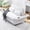 Beige, variant on Ucloveria 3-in-1 Convertible Sleeper Sofa Bed, Modern Corduroy 65.74" Futon Loveseat Couch with Pullout, Adjustable Armrest for Comfort Beige