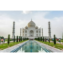Taj Mahal Poster 12in x 16in Metal Print Print on Metal 12x16 Square Adults Best Posters