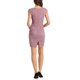 thumbnail image 3 of INSPIRE CHIC Vestido Bodycon de Encaje Floral con Mangas Cortas de Punto Elástico para Mujer L Rosa Oscuro, 3 of 6