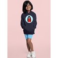 thumbnail image 2 of Yellow Flower Kokeshi Doll Hoodie Juniors -Image by Shutterstock,  x-Large, 2 of 4