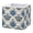 Elegant Blue Flowers Pattern, variant on Foldable Fabric Storage Bin Home Cubes Clothing Organizer Bins Large Collapsible Box Basket for Home Organizer Blue Fan-shaped Shapes