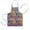 Colorful Dog Paw, variant on Colorful Dog Paw Footprint Kids Aprons for Girls and Boys,Adjustable Neck Strap Toddler Aprons for Kids Cooking Baking