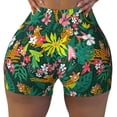 thumbnail image 2 of Lsque Cute Tribal Leopards Pattern High Waisted Biker Shorts for Women-Tummy Control Fitness Athletic Workout Running Yoga Gym Shorts,Moisture-Wicking-Small, 2 of 9