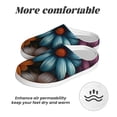 thumbnail image 6 of Lsque Colorful Blooming Flowers Pattern Womens Comfort Cotton on Scuff With Memory Foam and Anti-skid Sole Slipper-40/41, 6 of 7