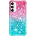 thumbnail image 2 of Liquid Case for Samsung Galaxy A35 5G, Glitter Soft TPU Bumper Heavy Duty Shockproof Full Body Protective Bling Liquid Sparkle Flowing Case for Samsung Galaxy A35 5G Gradient Turquoise, 2 of 12