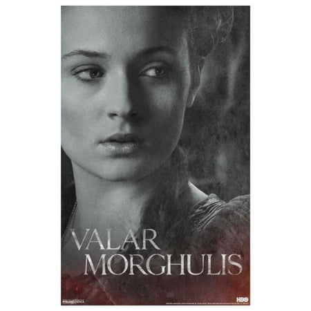 Sansa C100 Series - Game of Thrones GoT Sansa Stark Valar Morghulis HBO TV Series Poster 11x17 inch