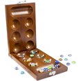 thumbnail image 1 of Mancala Kids Mancala Board Game with Stones Folding Game Board Children Board Game Travel Family Game, 1 of 7