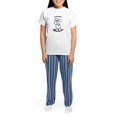 thumbnail image 4 of CafePress - Toy Poodle Manipulate Women's Light Pajamas - Women's Short Sleeve Print T-Shirt and Pants Light Cotton Pajama Set, 4 of 7