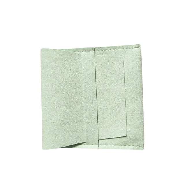 Bolsa de almacenamiento Minnieouse 20 piezas terciopelo colgante organizador joyería verde claro