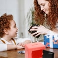 thumbnail image 4 of Mini caja fuerte para el hogar, alcancía de plástico con contraseña para niños, pequeña caja fuerte para dinero, 4 of 7