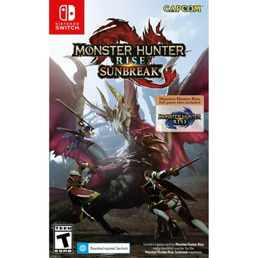 Monster Hunter Rise Sunbreak - Nintendo Switch New Physical Video Games