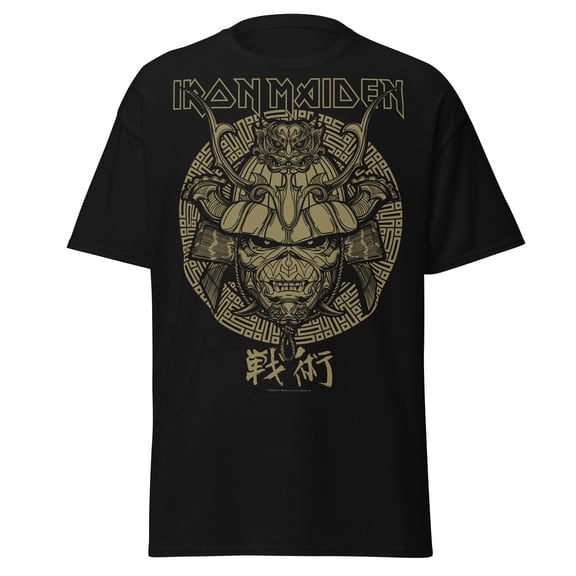 Iron Maiden Senjutsu Jumbo Print Unisex T-Shirt - Black - Small